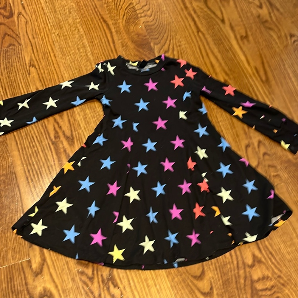 Pixie Lane Super soft Size 3 toddler dress , black stars